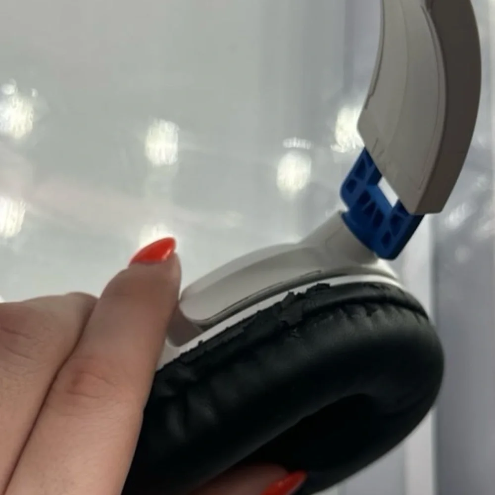 White and Blue Gaming Headset
